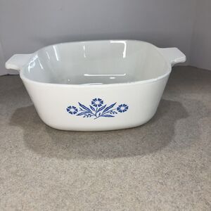 Vintage Corning Ware Blue Cornflower Casserole Dish–1‎ 1/2 Qt-P-1 1/2-B -No Lid